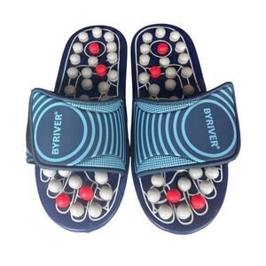 BYRIVER therapeutic acupressure massage slip on slides size M sz 8-9